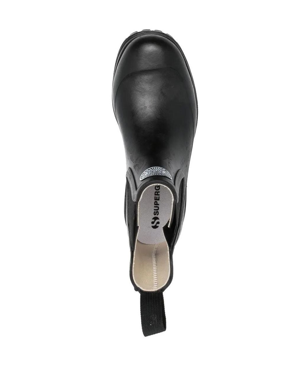 Superga Black 798 Rubber Ankle Boots