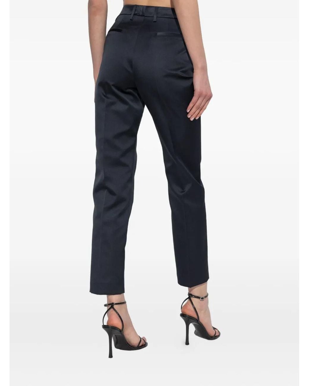 Etro Satijnen Broek in het Blue