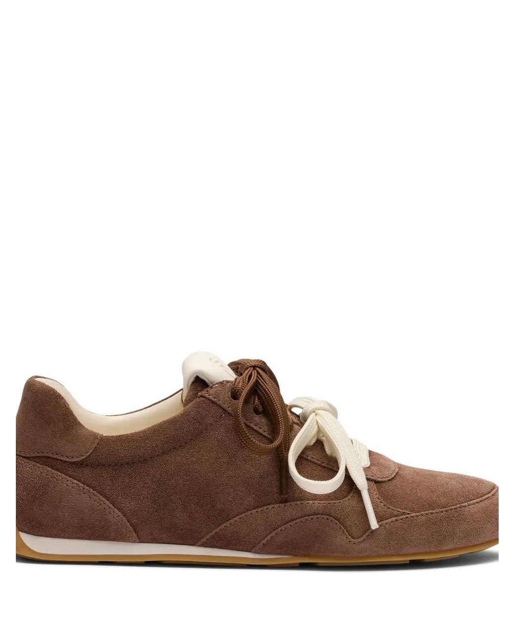 Stuart Weitzman Brown Bond Sport Double-Laced Sneakers