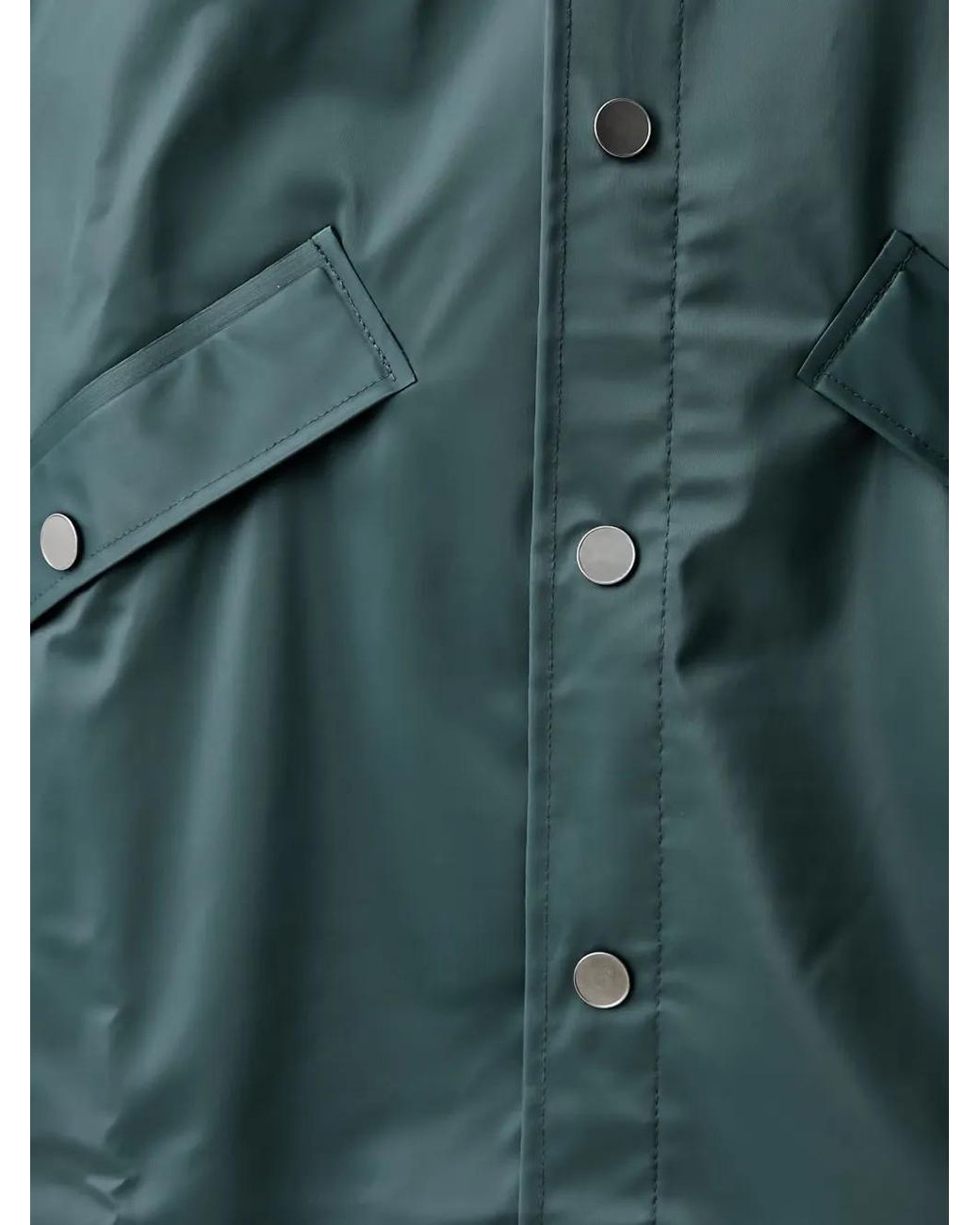 Parka Con Capucha Rains de color Green