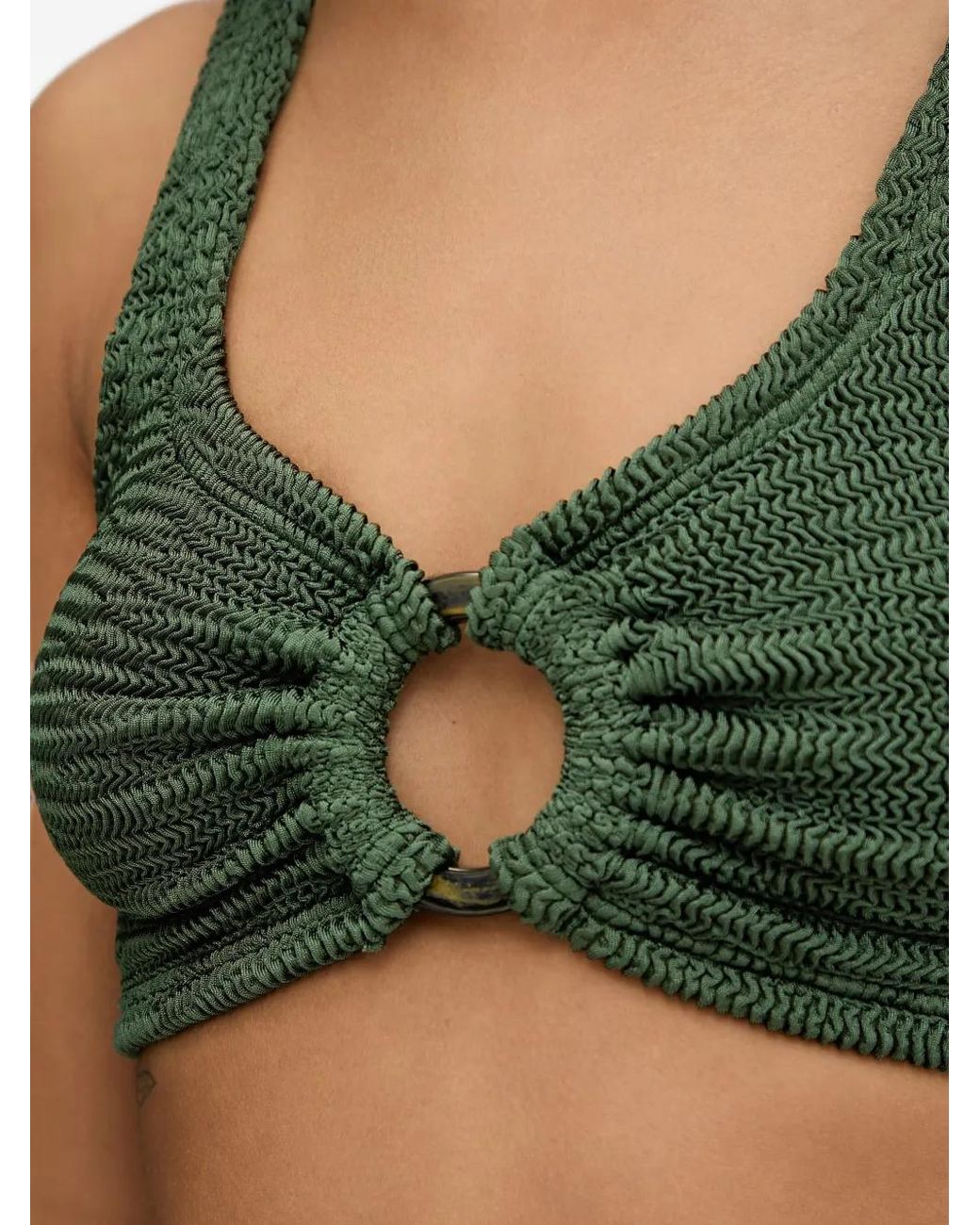 Paramidonna Green Irina Ring-Detail Bikini