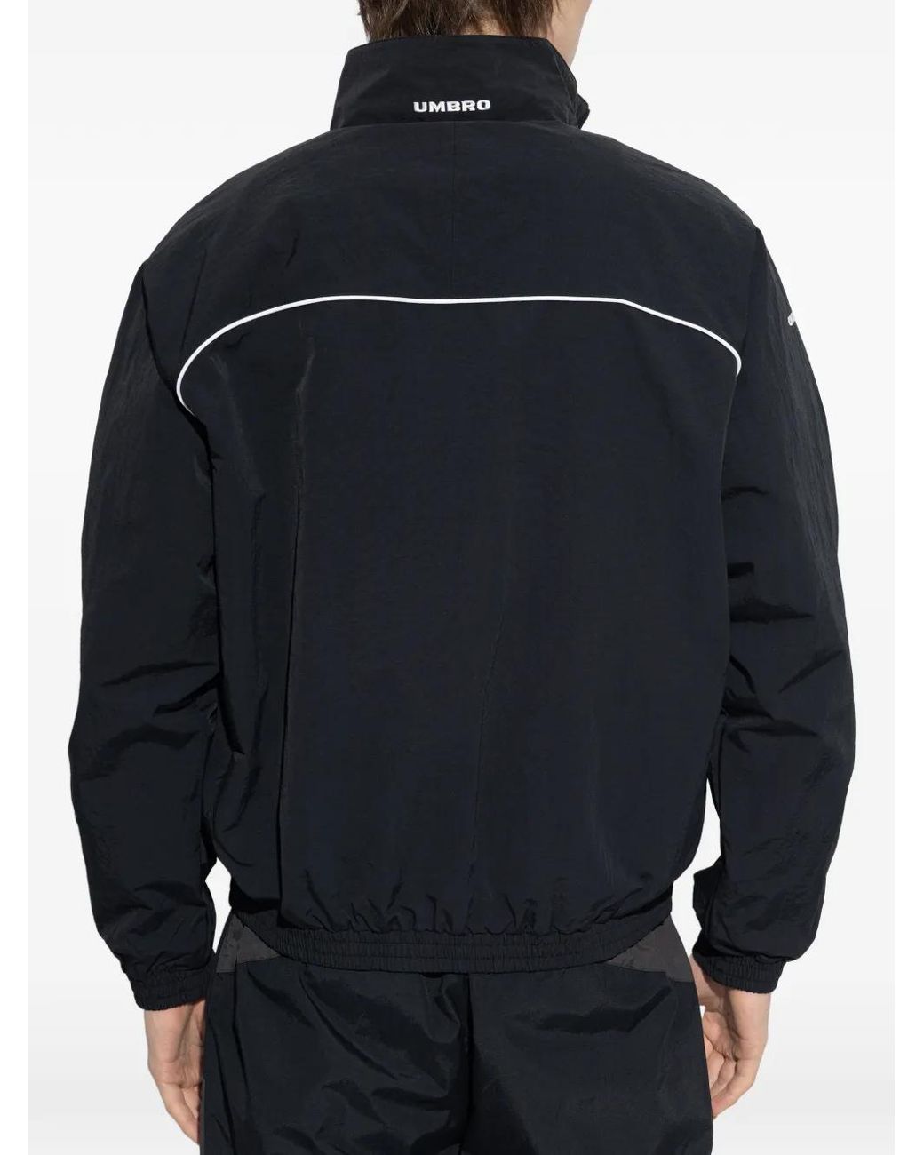 Umbro Blue Embroided-Logo Jacket for men