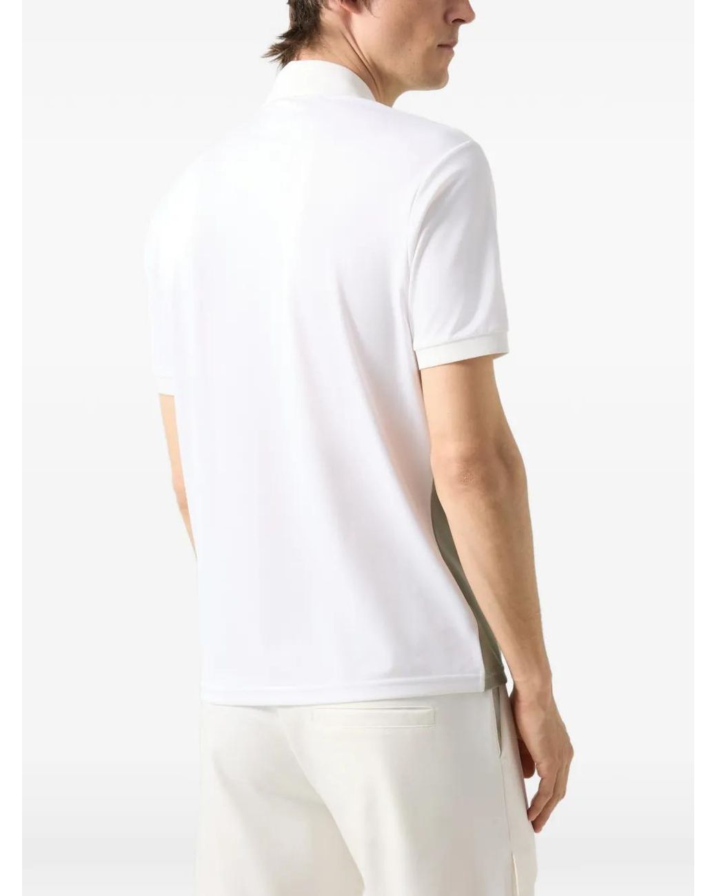 Bogner Gray Cuno Colour-Block Zip-Fastening Polo Shirt for men