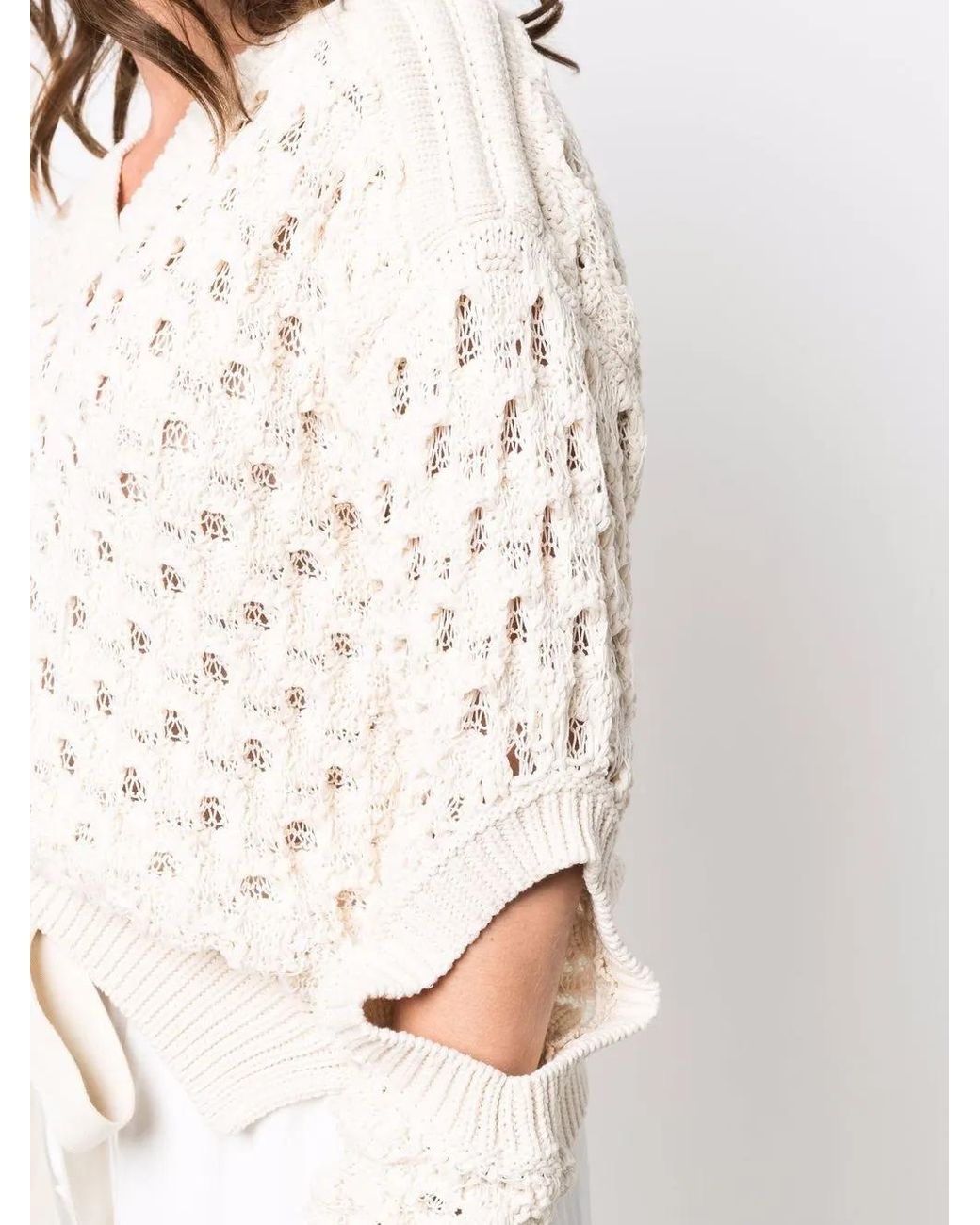 Stella McCartney Multicolor Open-Knit Jumper
