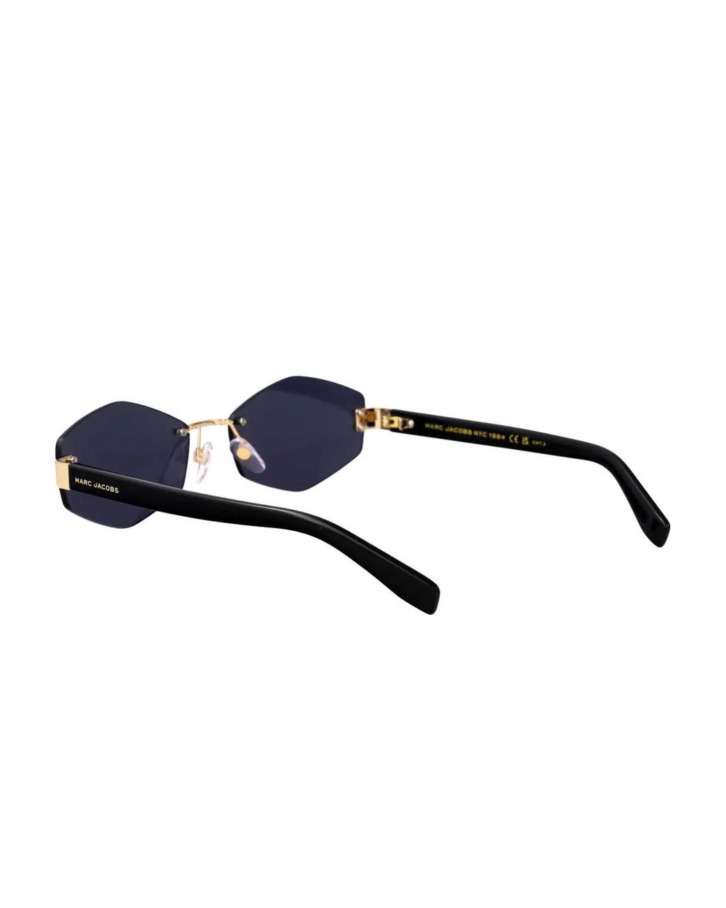 Marc Jacobs Blue Air Geometric-Rimless Sunglasses