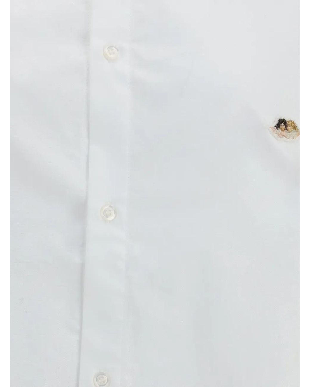 Fiorucci White Patch Button Shirt