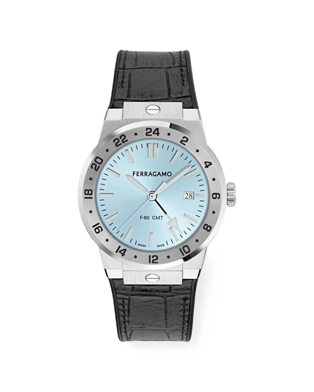 Ferragamo Blue F-80 Gmt 41Mm Watch for men