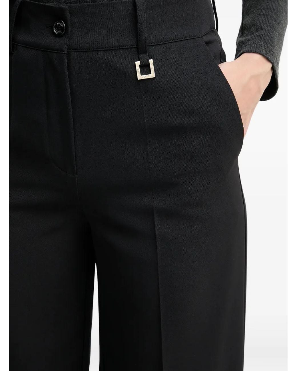 Joop! Black Metal-Detail Trousers