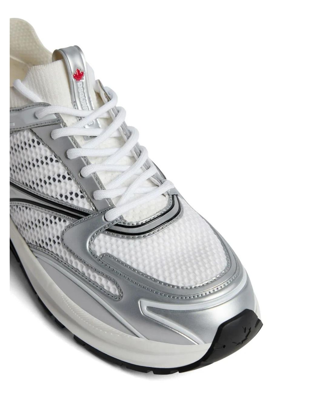 DSquared² Dash Sneakers Mit Mesh-Einsätzen in White für Herren