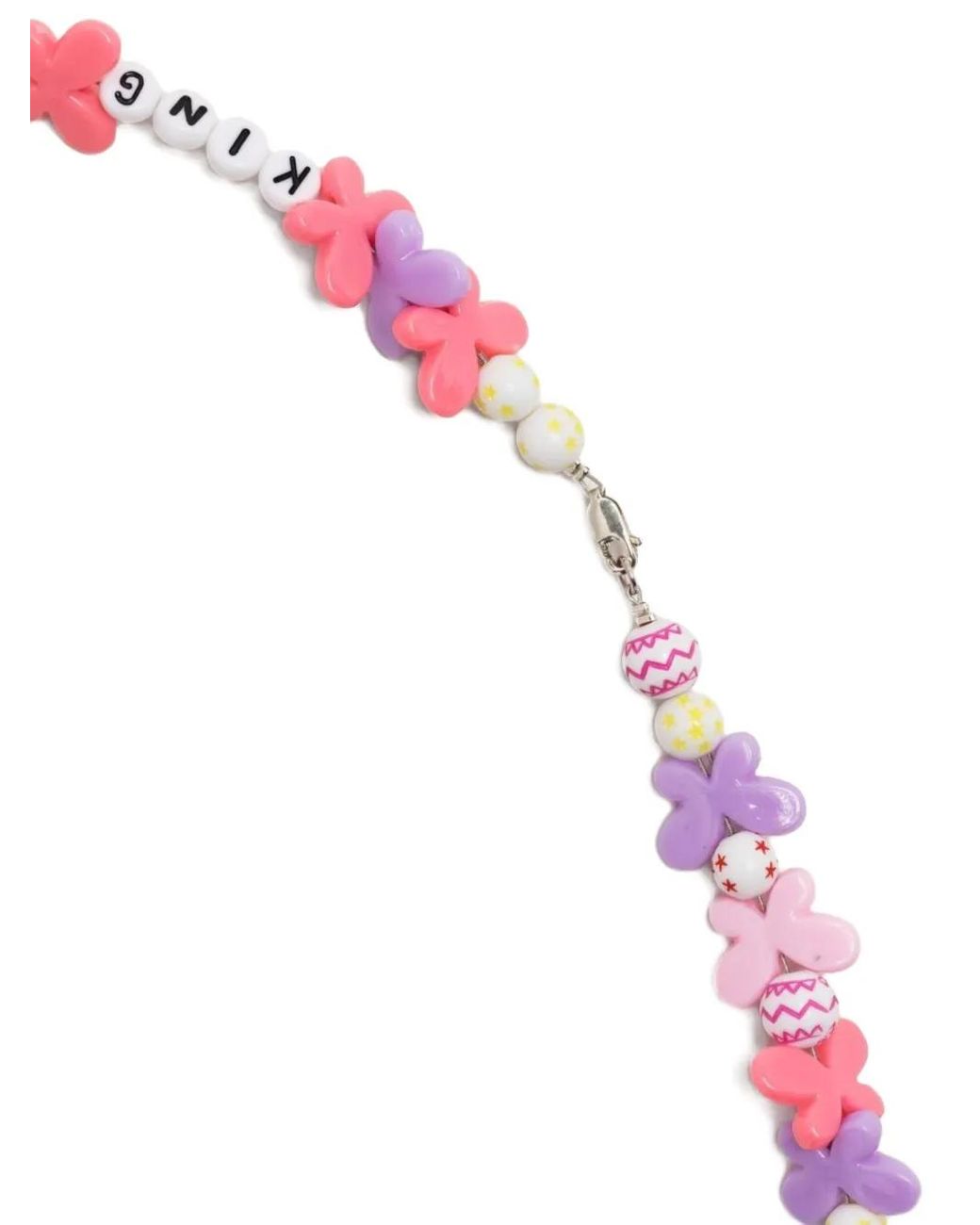 Phipps Pink Beaded Necklace