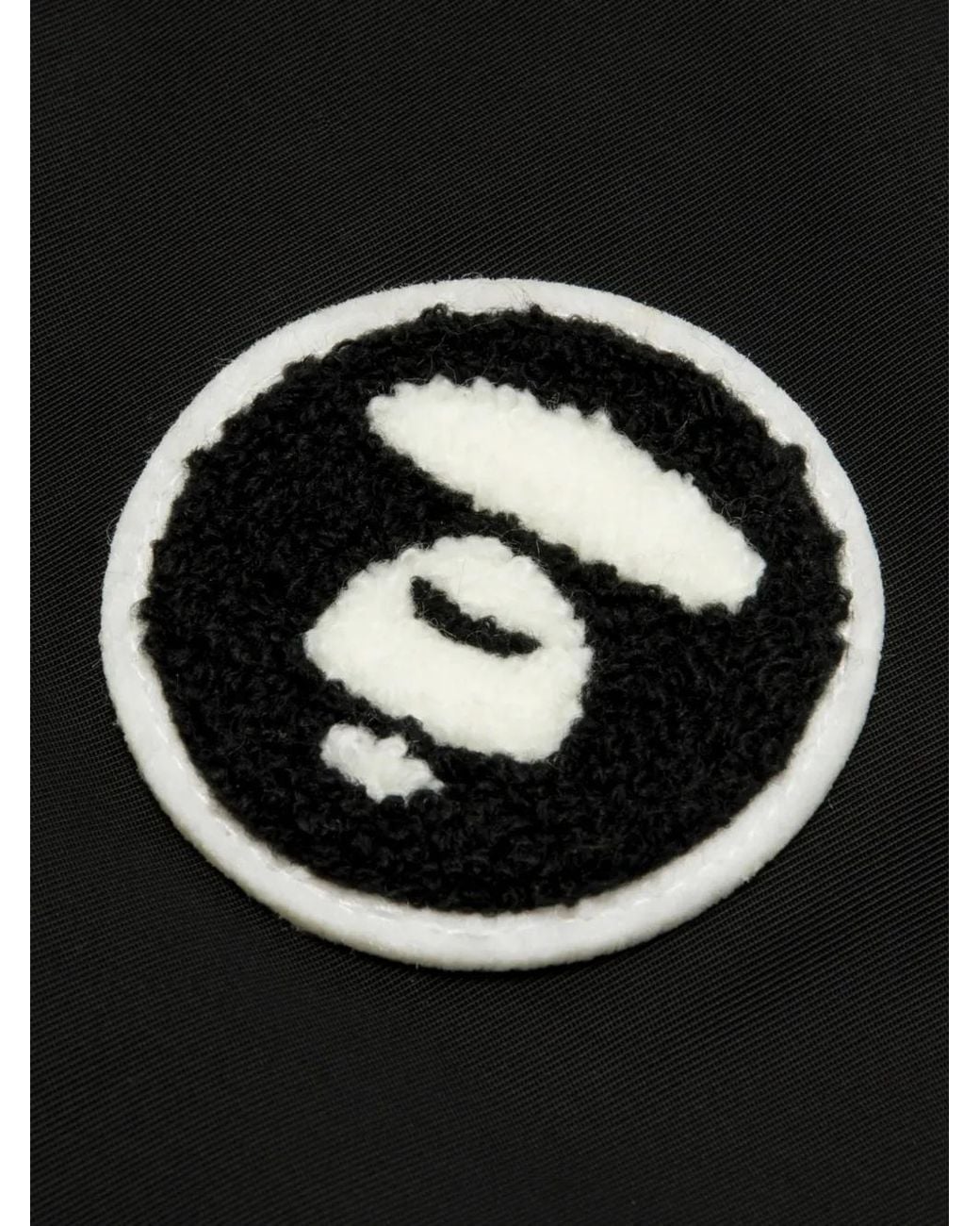 Aape By A Bathing Ape Black Logo-Patch Striped-Trim Bomber Jacket for men