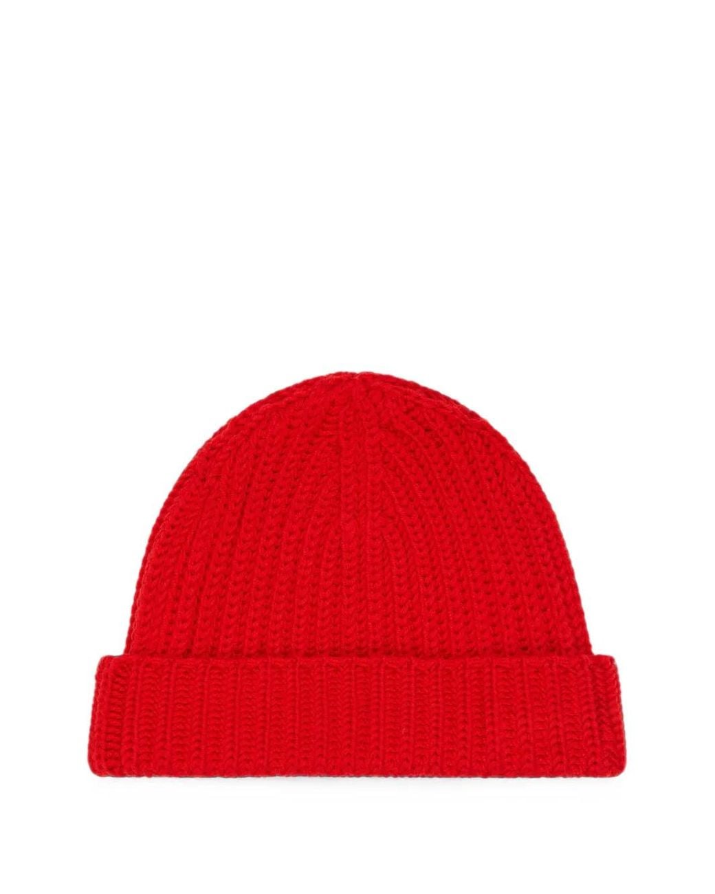 Givenchy Red Beanie Hat for men