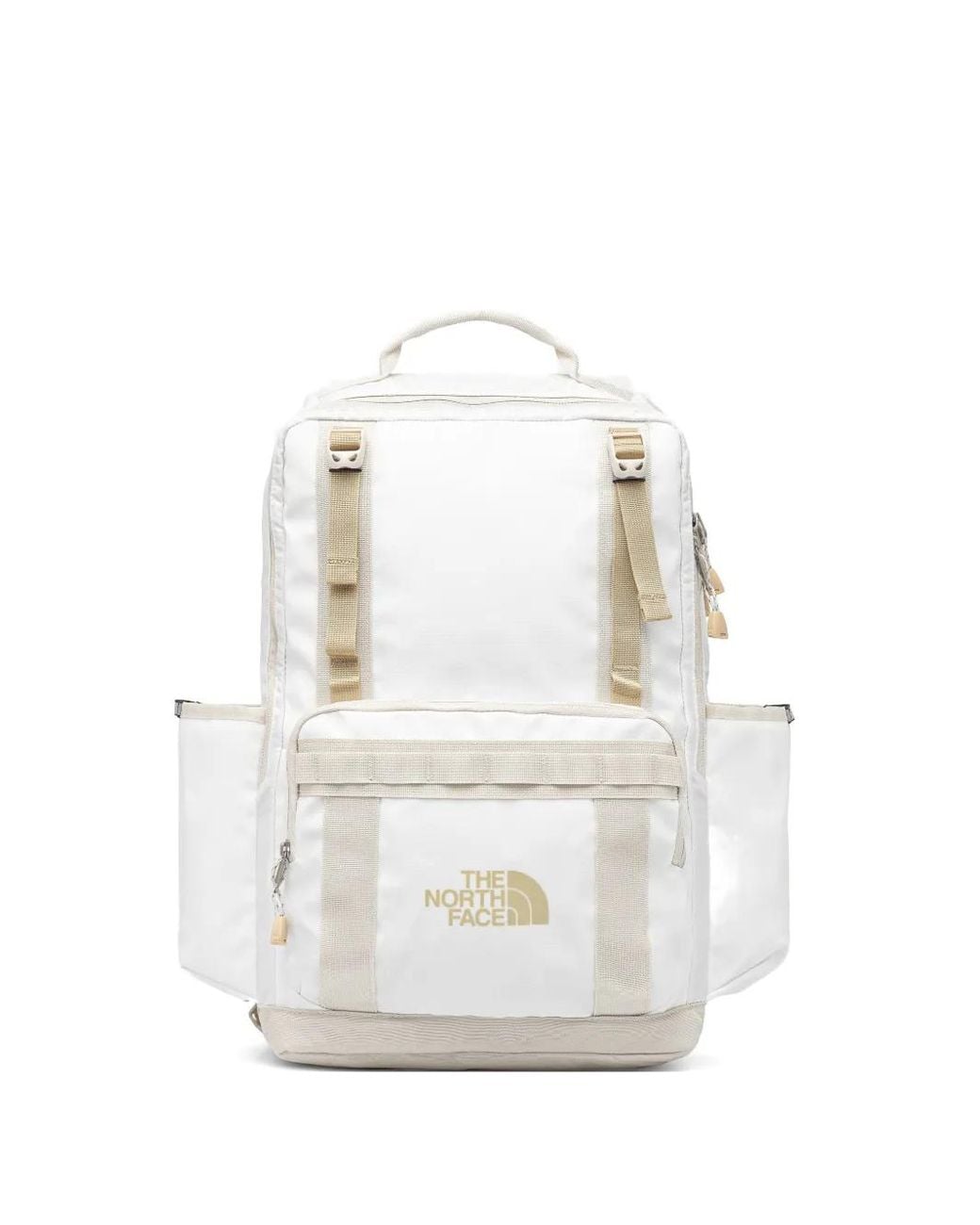 The North Face White Base Camp Daypack Logo-Print Backpack