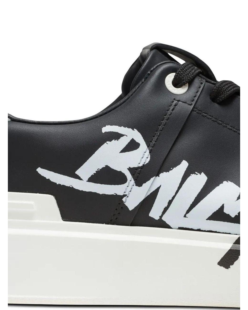 Balmain Black B-Court Sneakers
