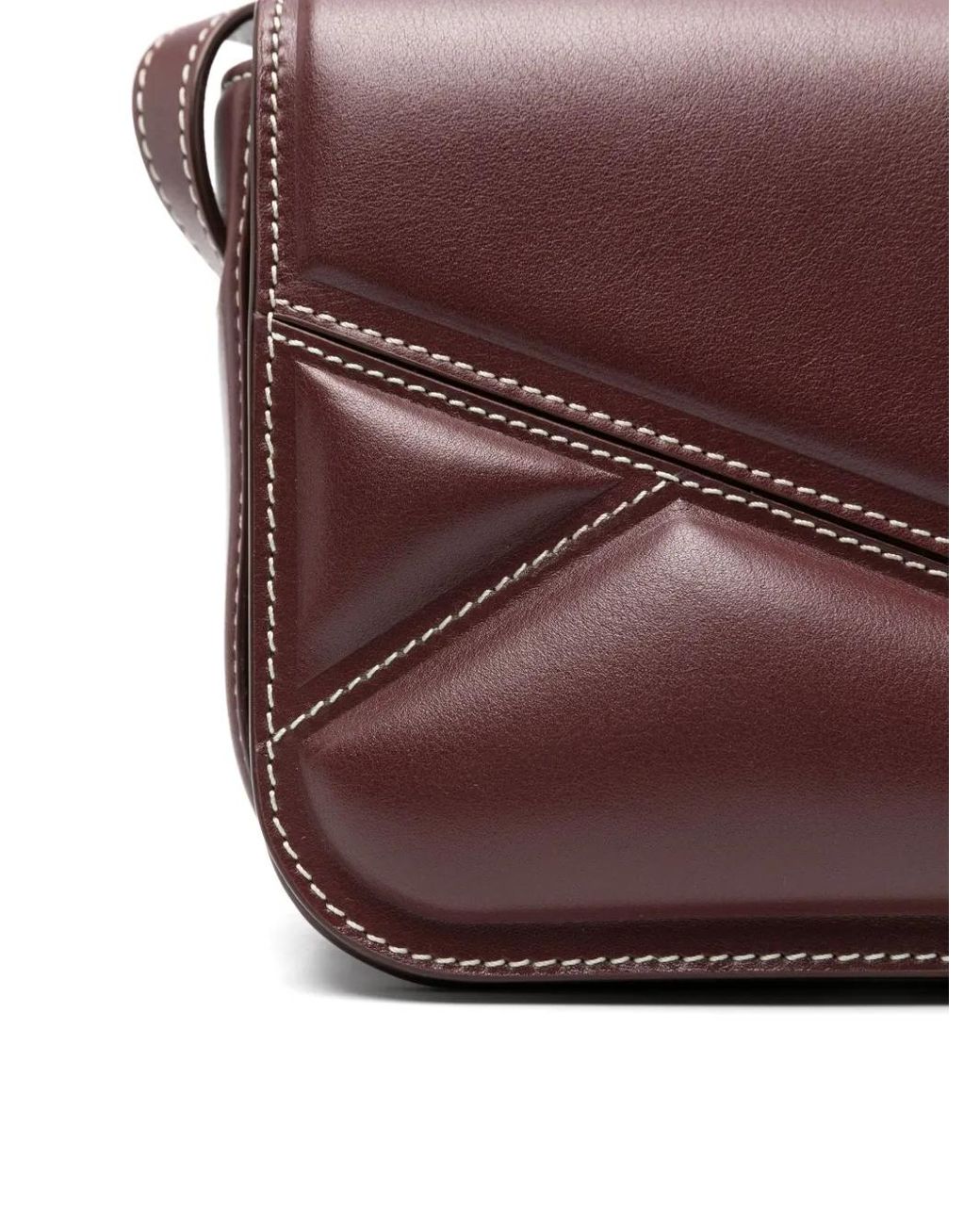 Wandler Purple Medium Oscar Trunk Cross Body Bag