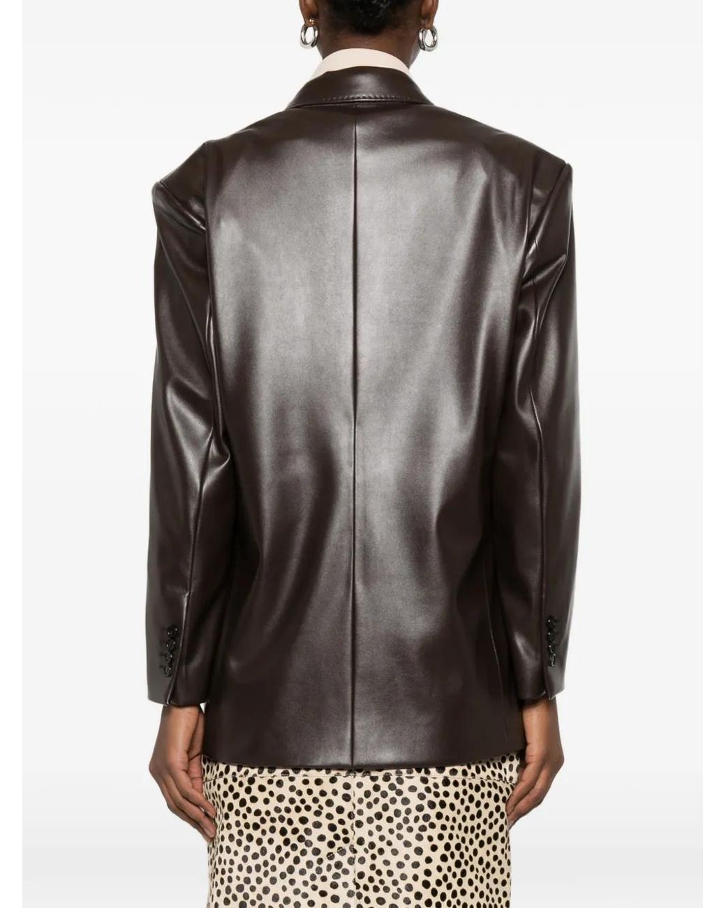 Eraldo Brown Double-Breasted Blazer