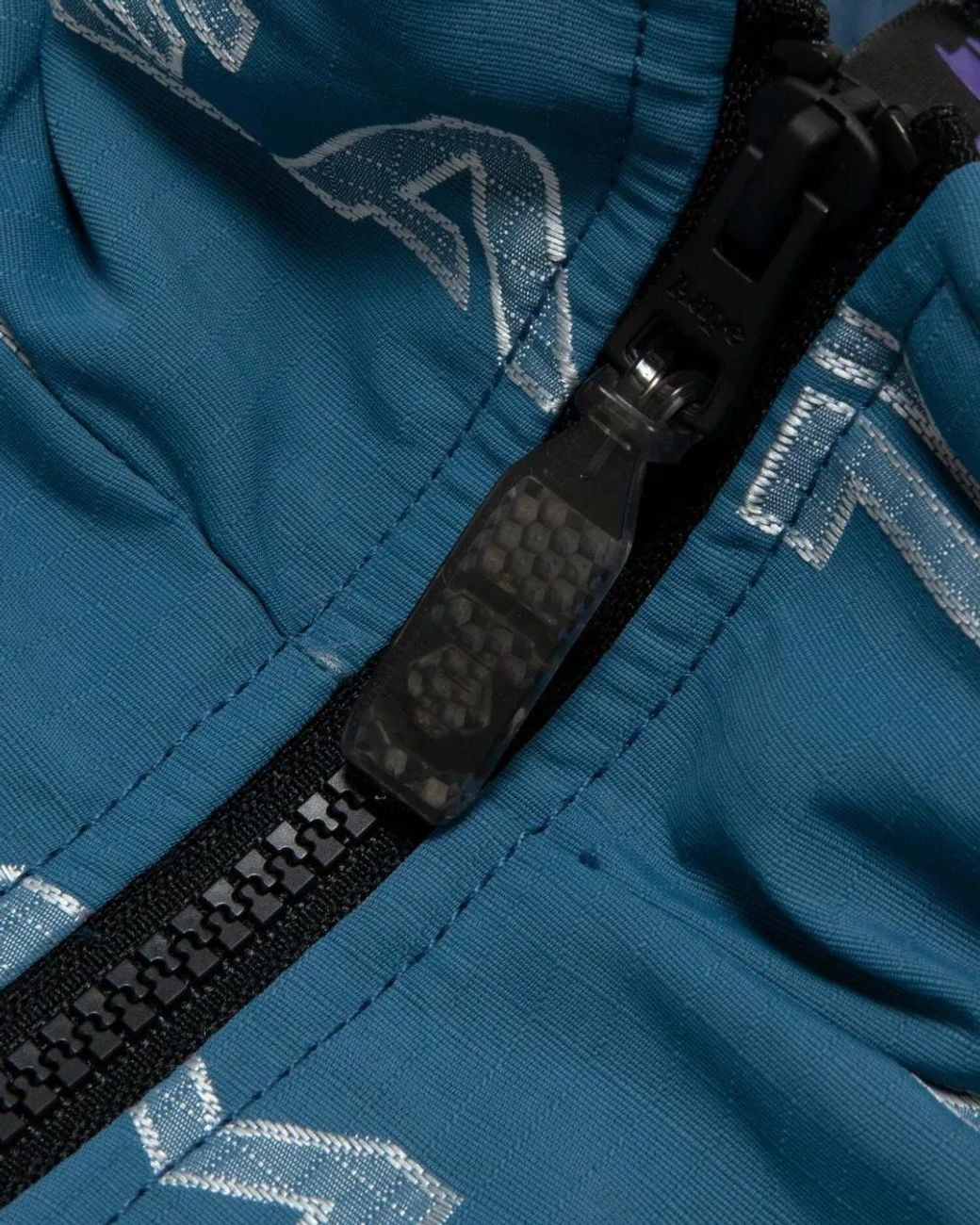 Aape By A Bathing Ape Blue Moonface Monogram-Print Jacket for men