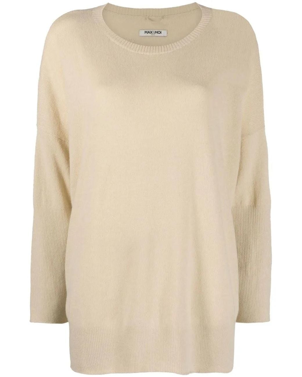 Max & Moi Natural Mii Cashmere Crew-Neck Jumper