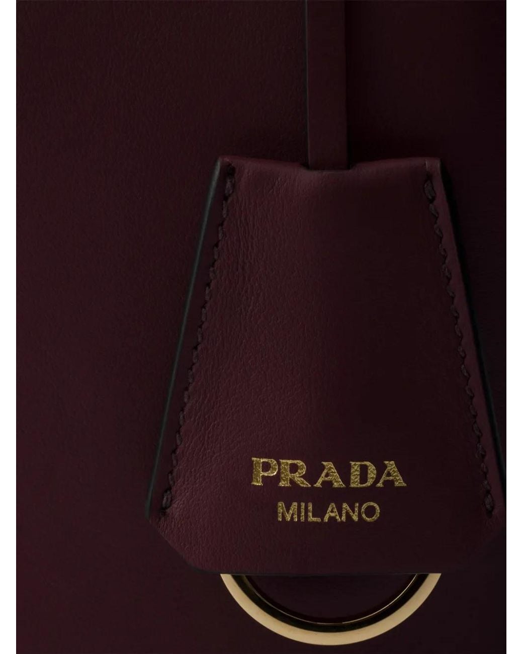 Prada Purple Carry Leather Mini Handbag