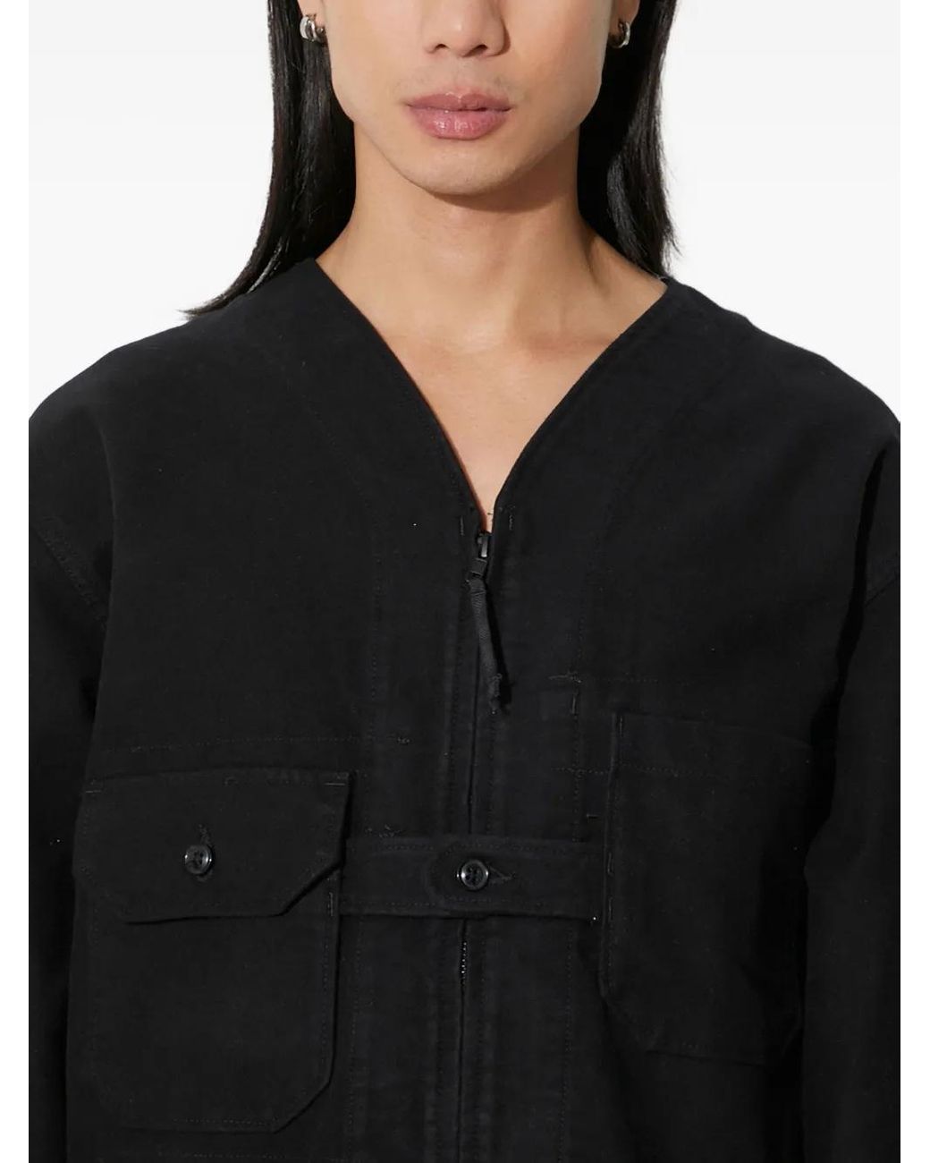 Chaqueta Con Bolsillo Engineered Garments de hombre de color Black