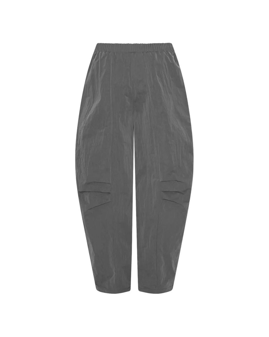 ROTATE BIRGER CHRISTENSEN Gray Pantalon De Jogging Crispy Foncé