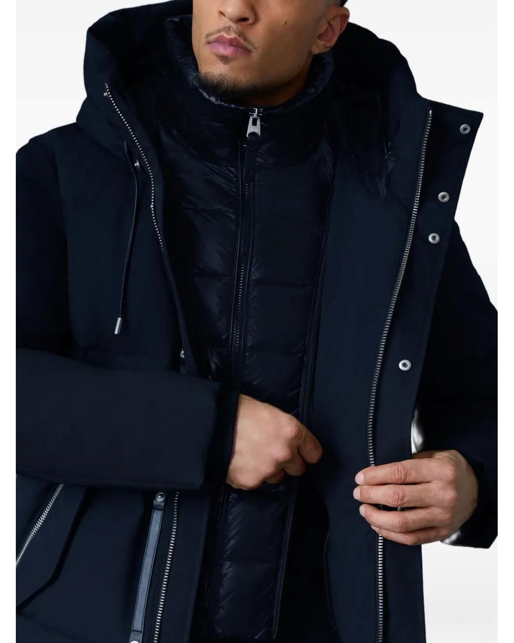 Mackage Blue Graydon Padded Jacket for men
