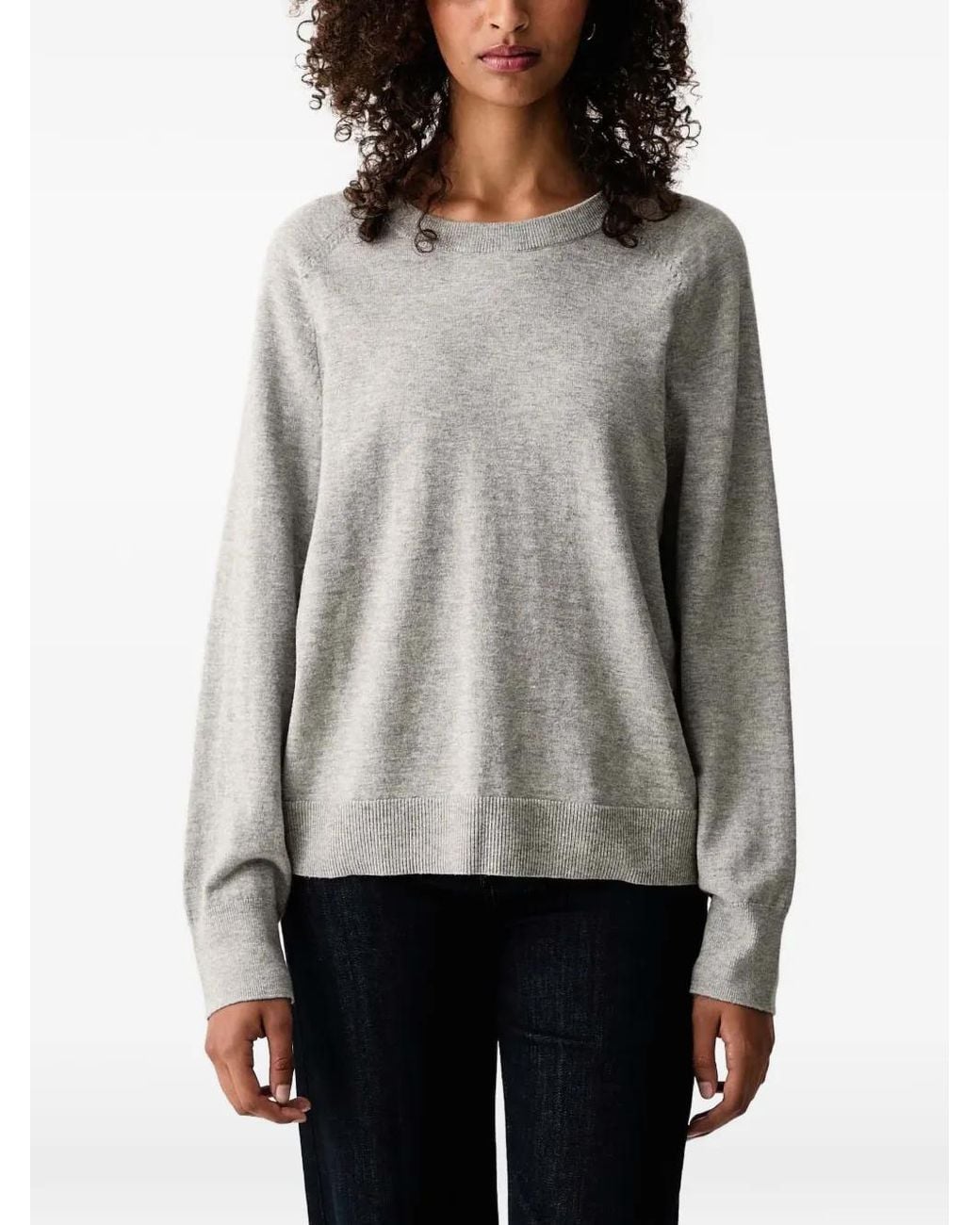 Marc O' Polo Gray Raglan-Sleeve Sweater