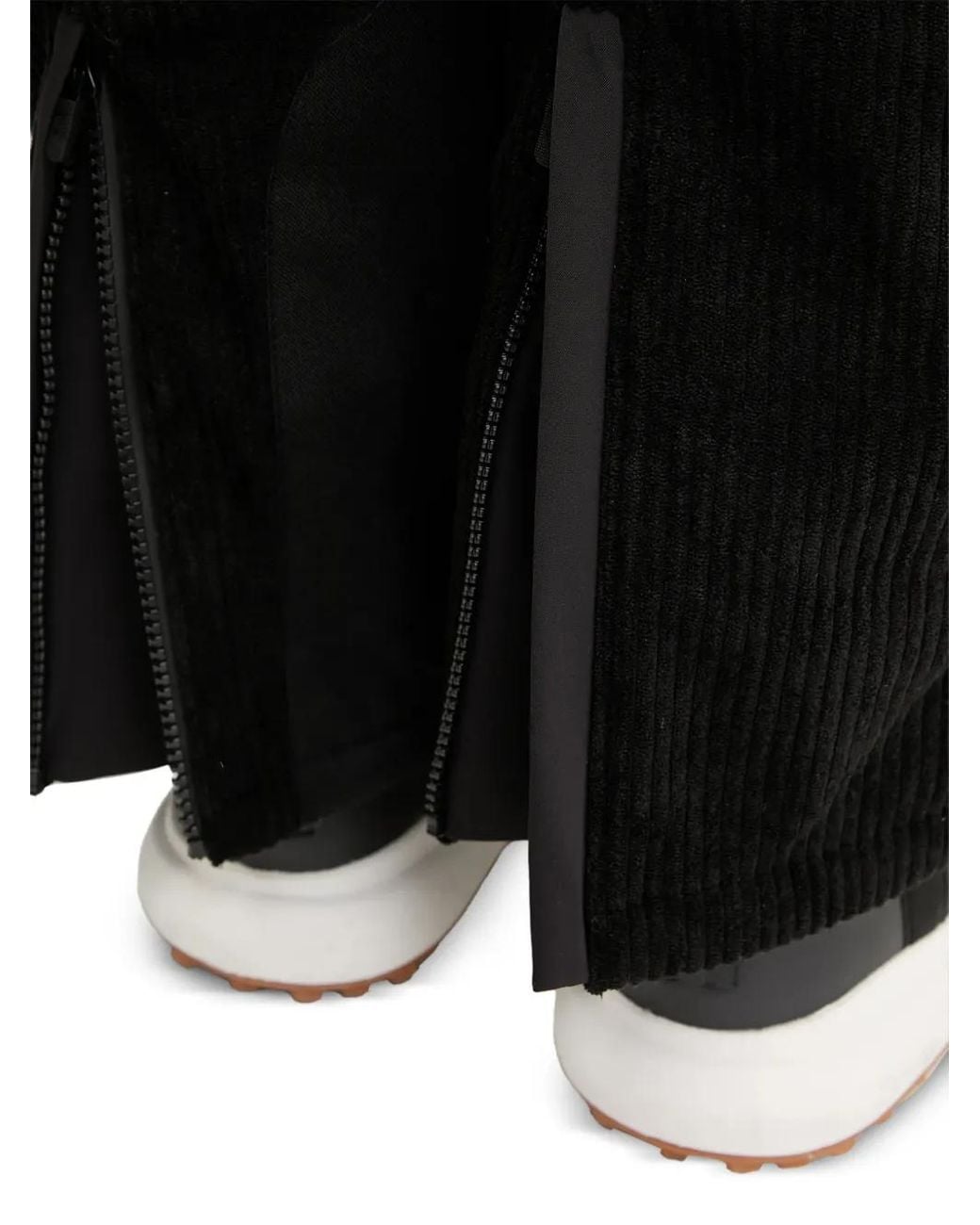 EA7 Black Corduroy Ski Pants