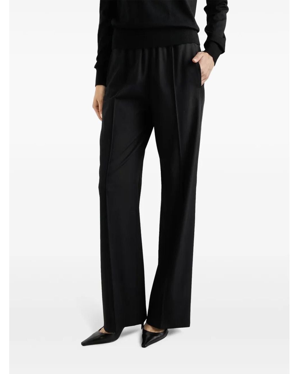 Dolce & Gabbana Black Straight-Leg Trousers