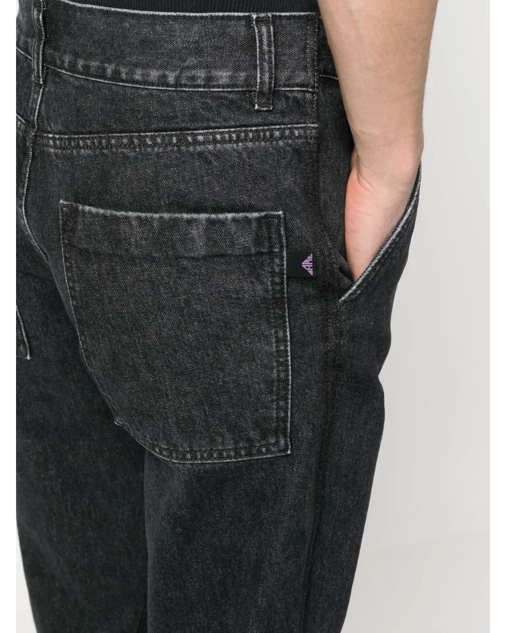 OAMC Black Straight-Leg Jeans for men