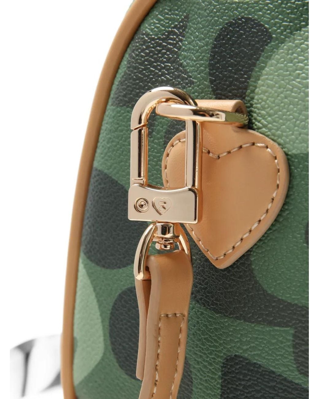 AAPE BY A BATHING AP Blue Heart-Print Tote Bag