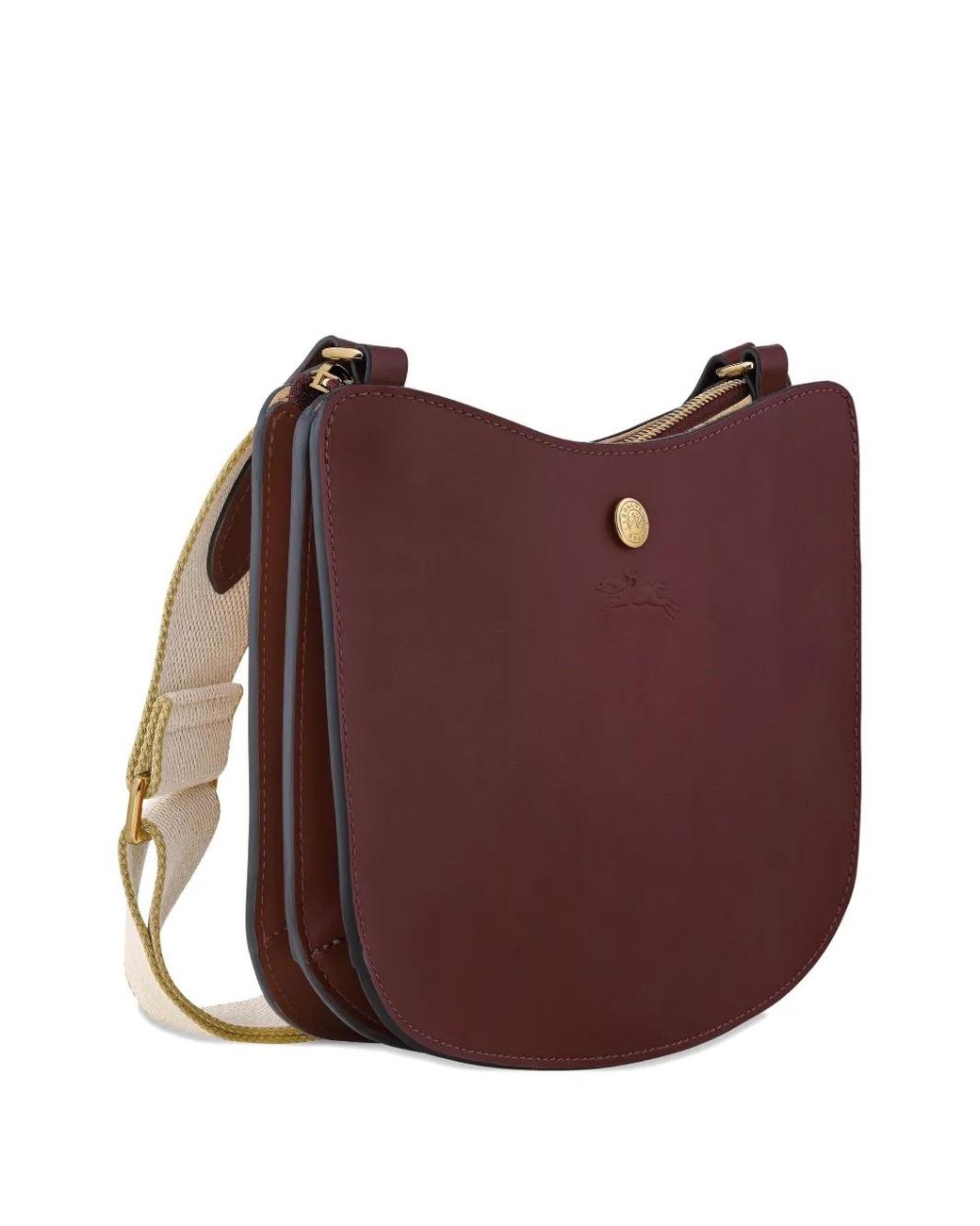 Longchamp Purple Small Épure Logo Crossbody Bag