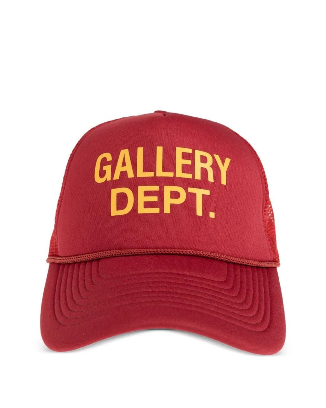 GALLERY DEPT. Red Logo-Print Cap