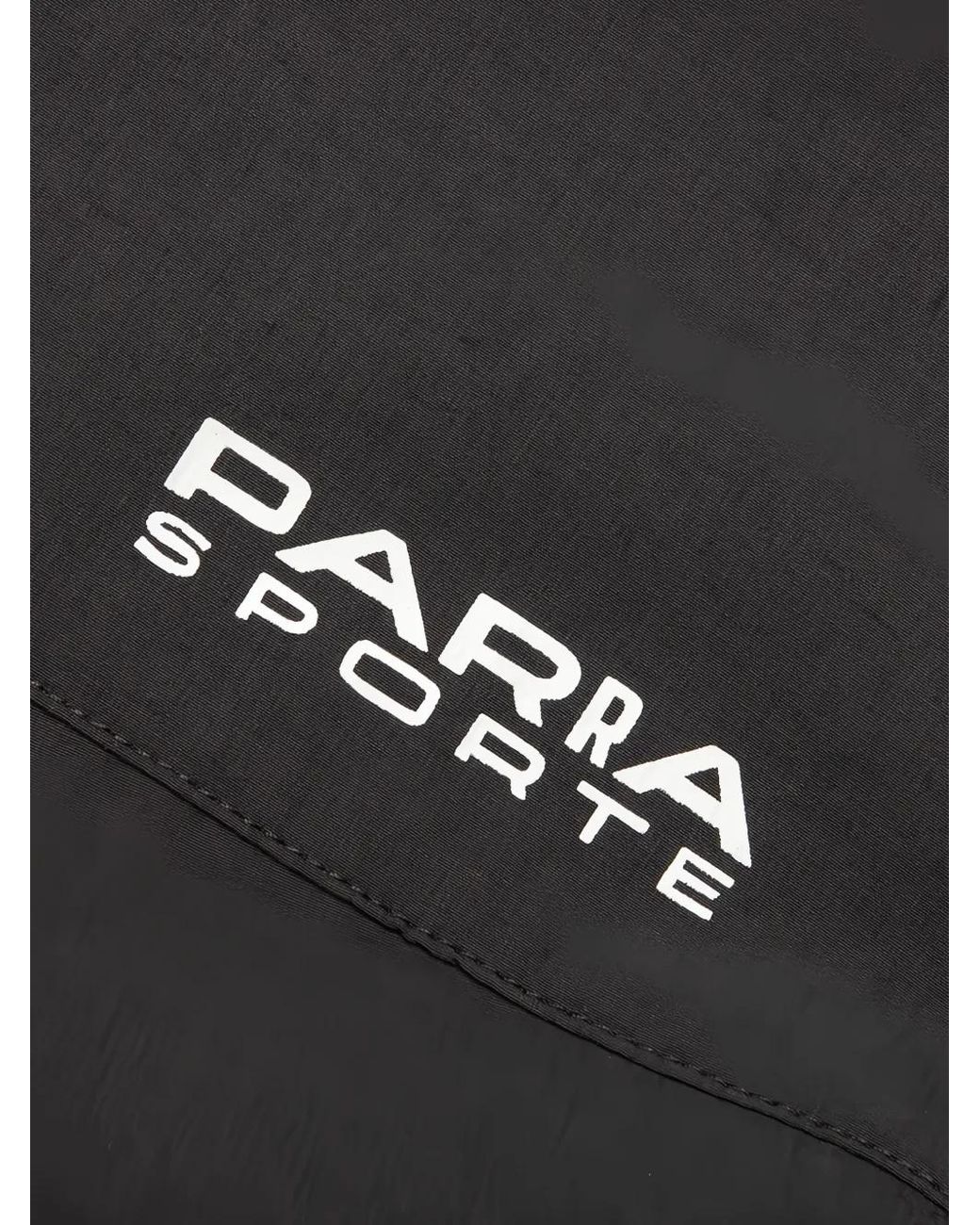 by Parra Black Chemise Hardly Hiked À Manches Courtes for men