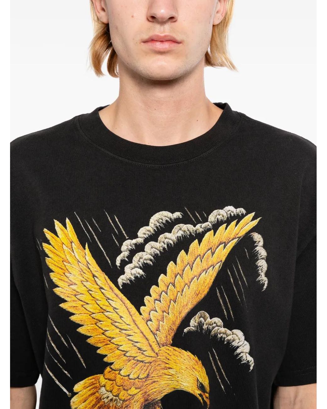 Melt Black T-Shirt À Imprimé Graphique for men