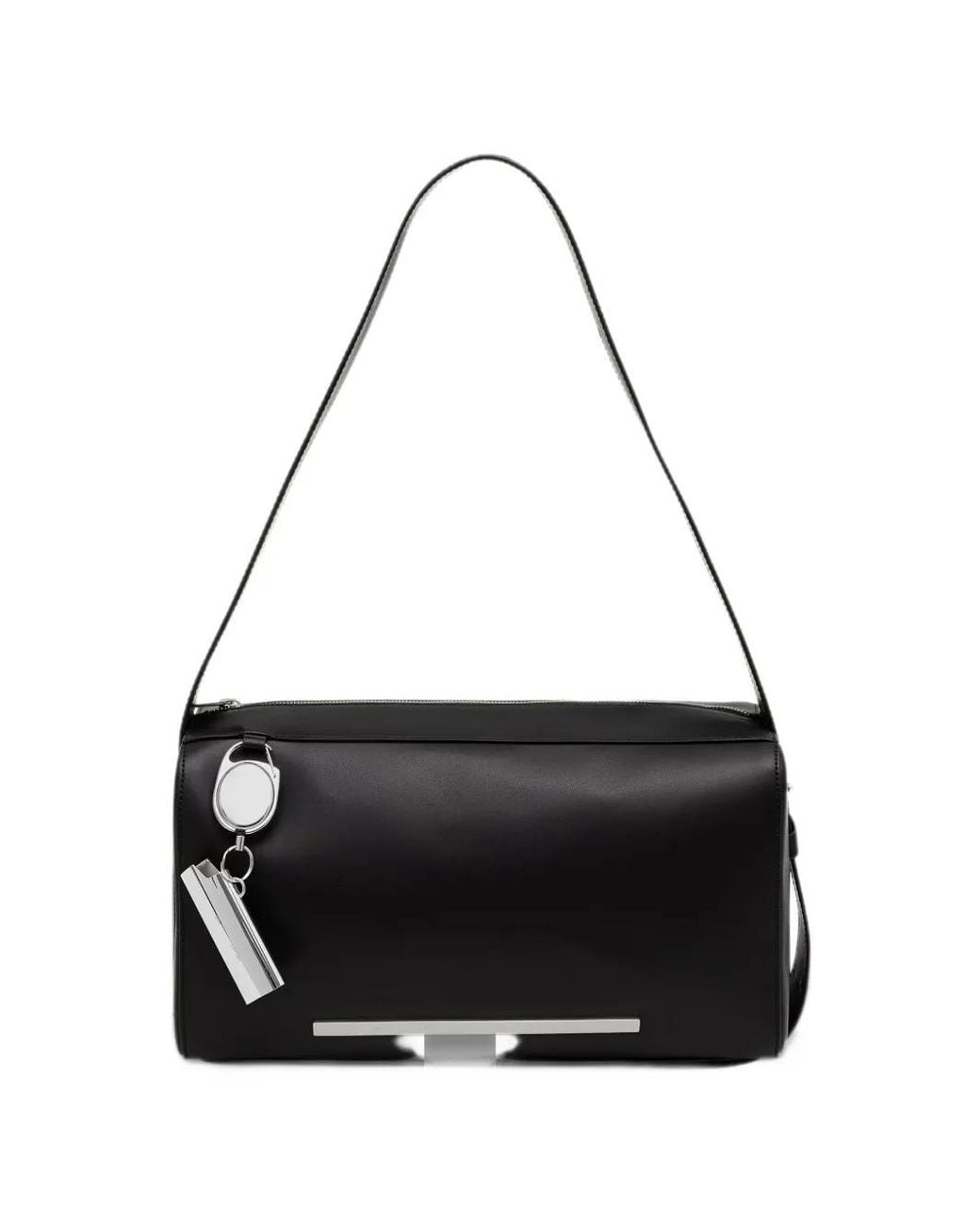 HELIOT EMIL Black Lighter-Detail Leather Tote Bag