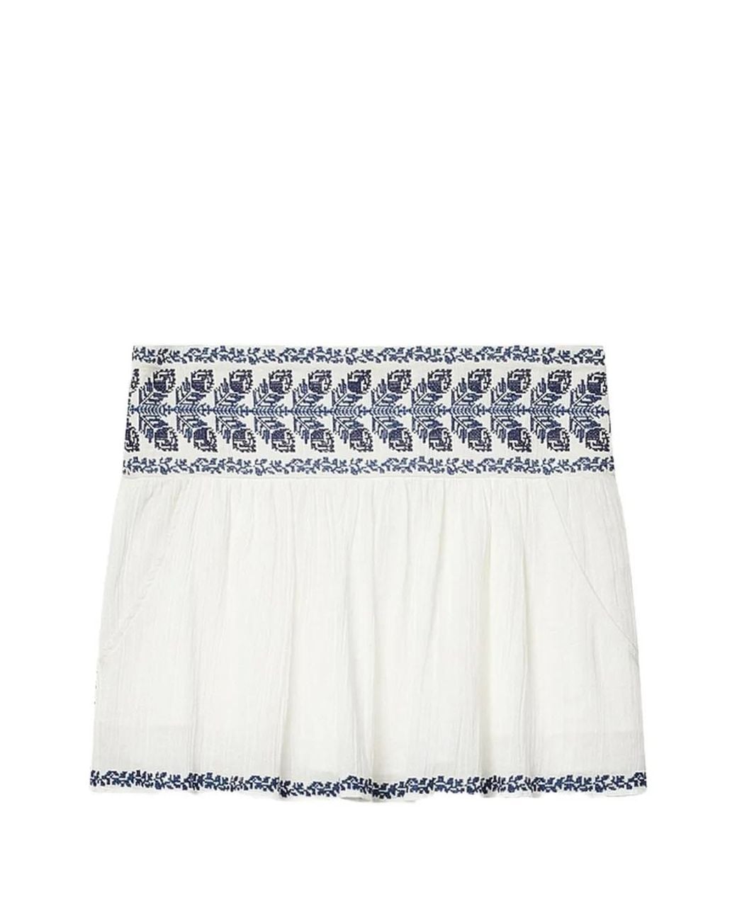 Isabel Marant White Picadilia Skirt