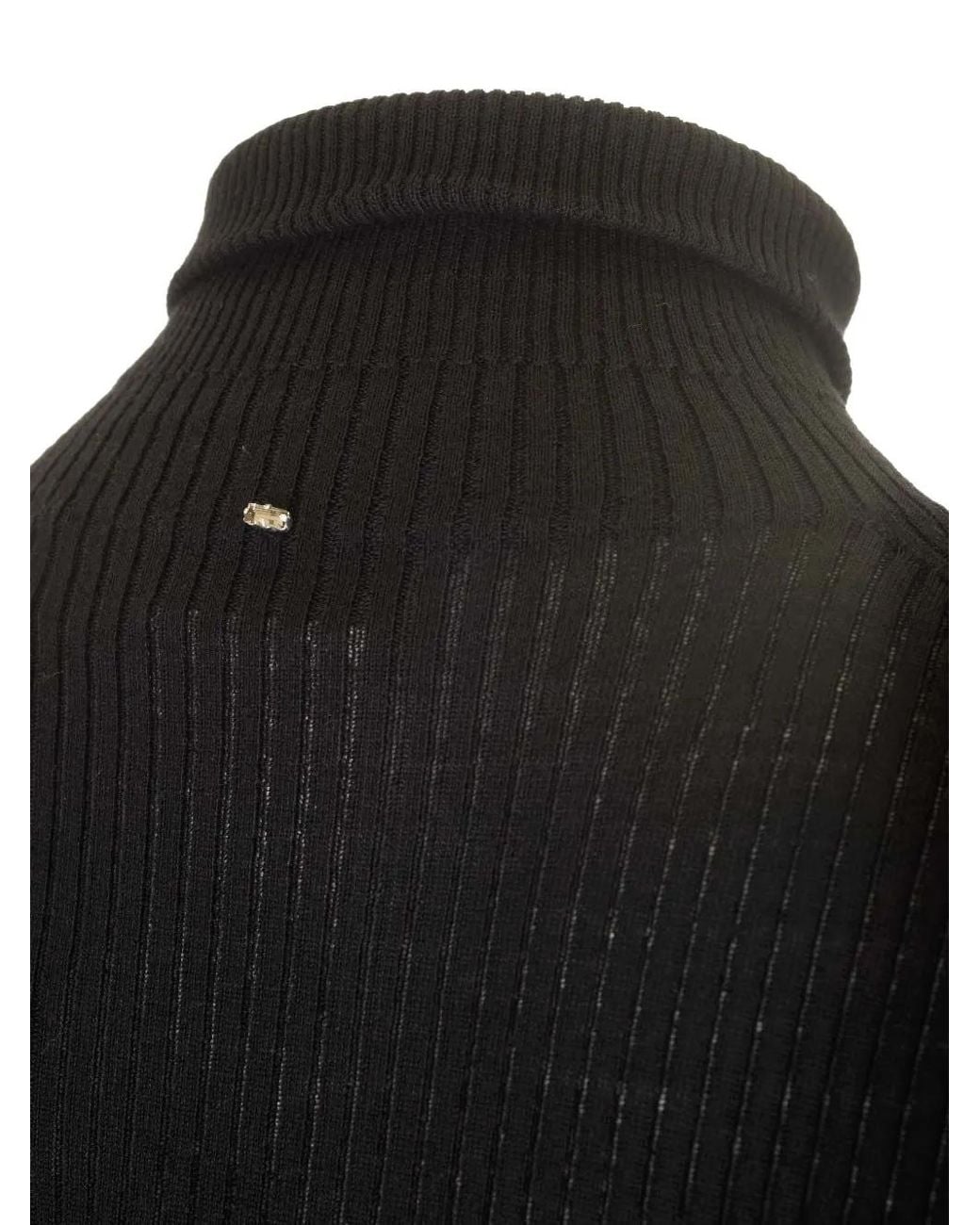 Sportmax Black Wool Sweater