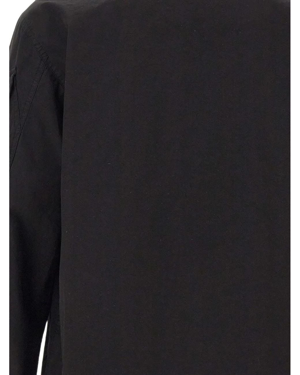 Stone Island Black Logo-Patch Zip-Up Jacket for men