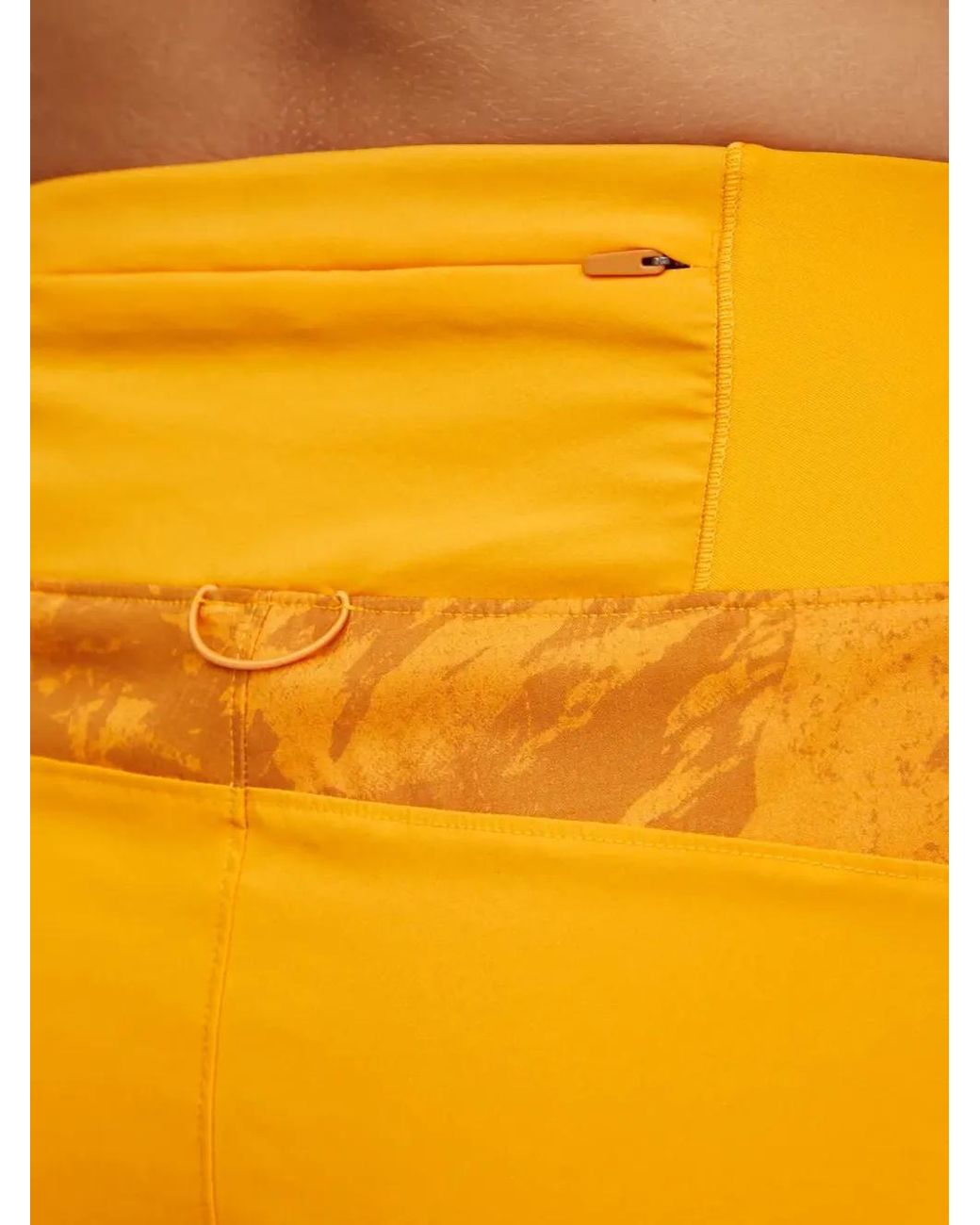 The North Face Orange Logo-Print Panelled Shorts
