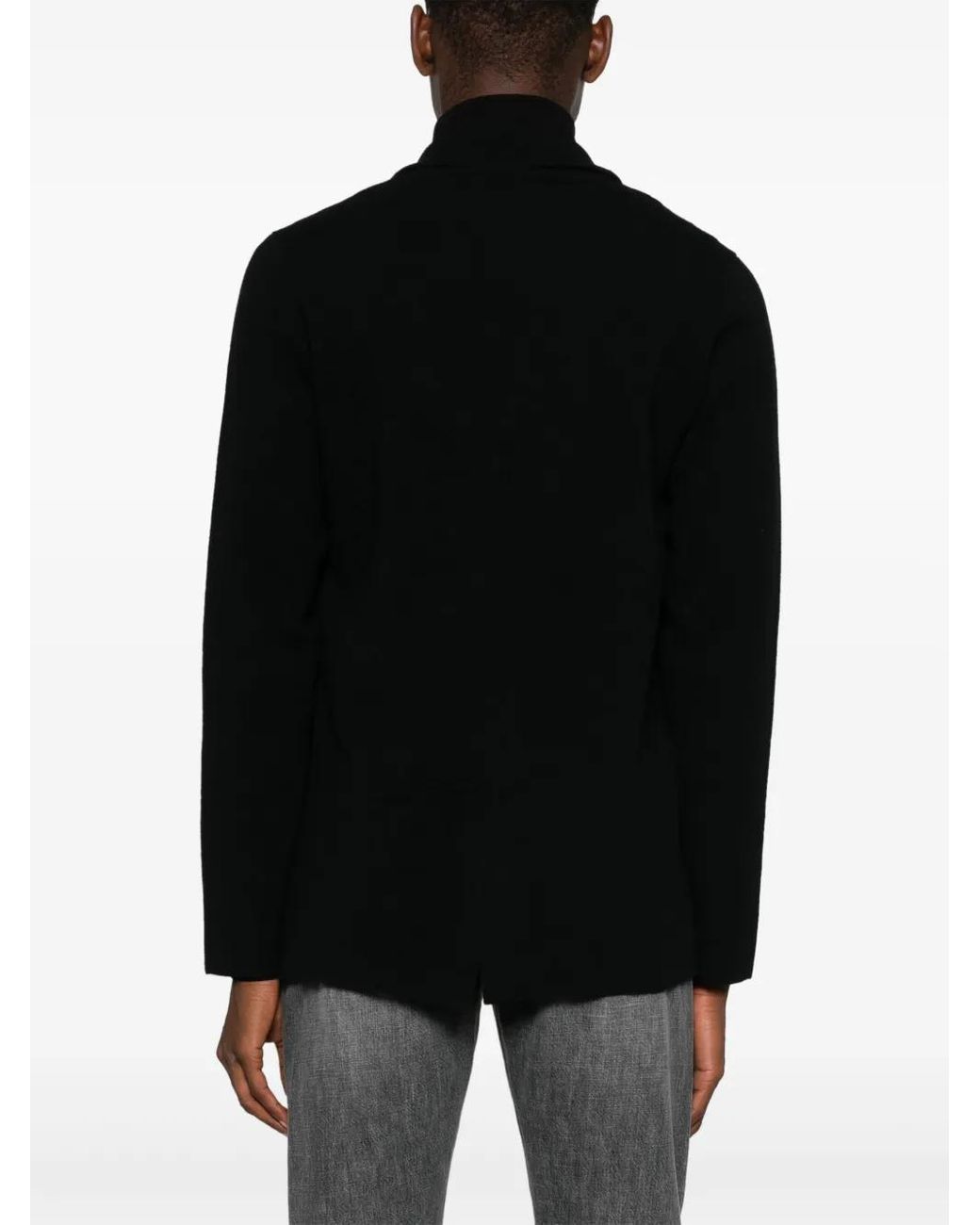 Blazer De Punto Roberto Collina de hombre de color Black