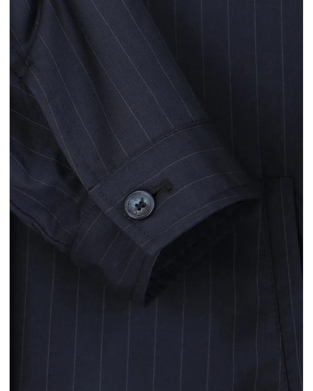 White Sand Blue Striped Zip Jacket for men