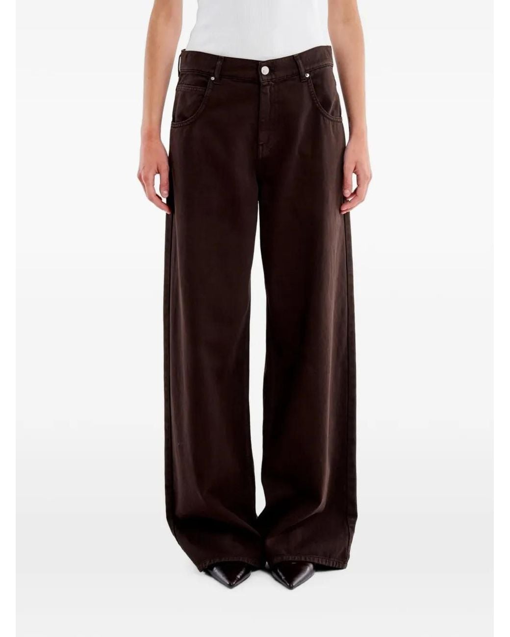 ViCOLO Red Mia Wide-Leg Jeans