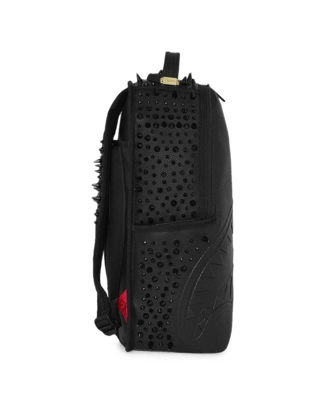 Sprayground Black Super Spiked Backpack for men