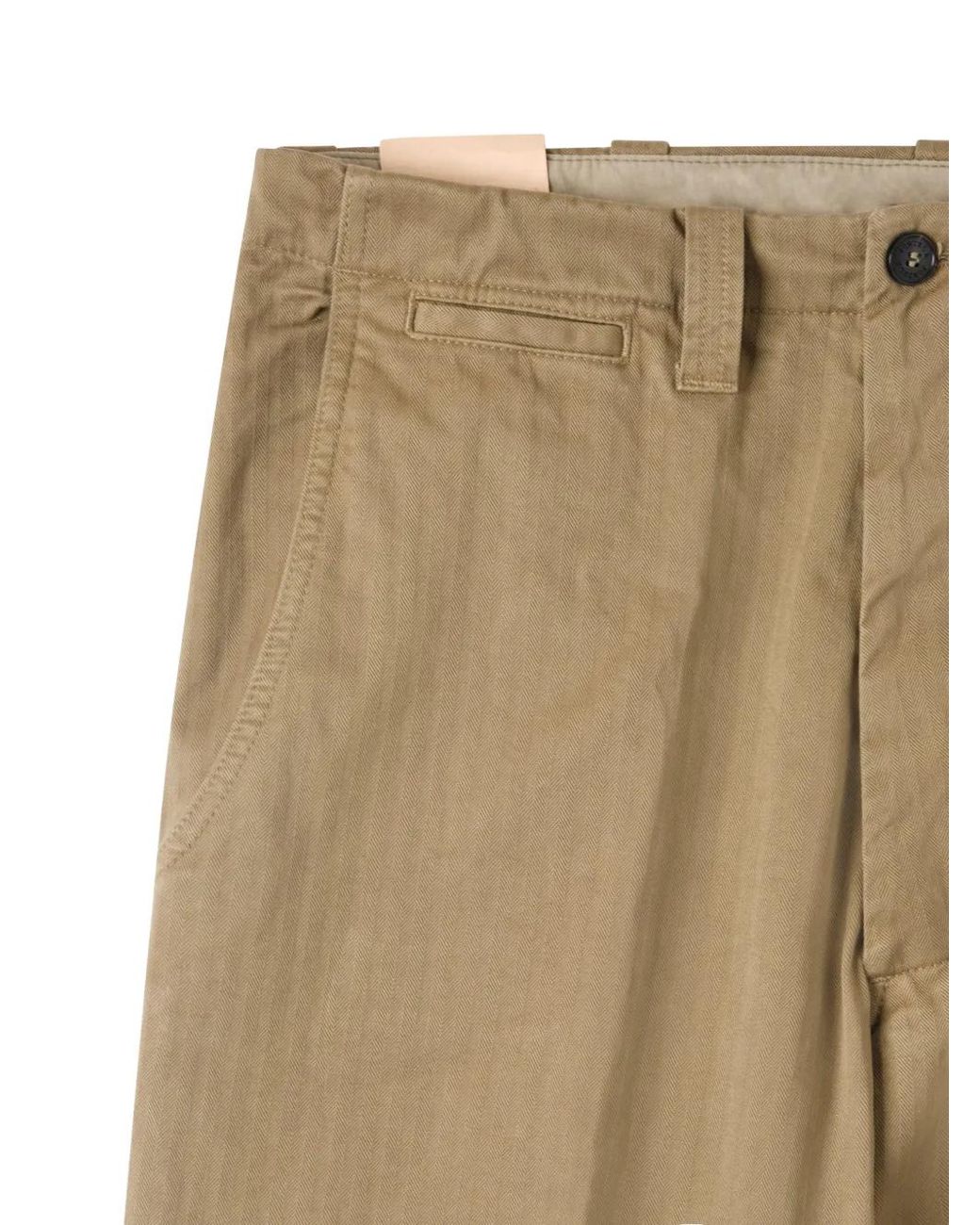 Fortela Green Thomas Button-Cuff Chino Trousers for men