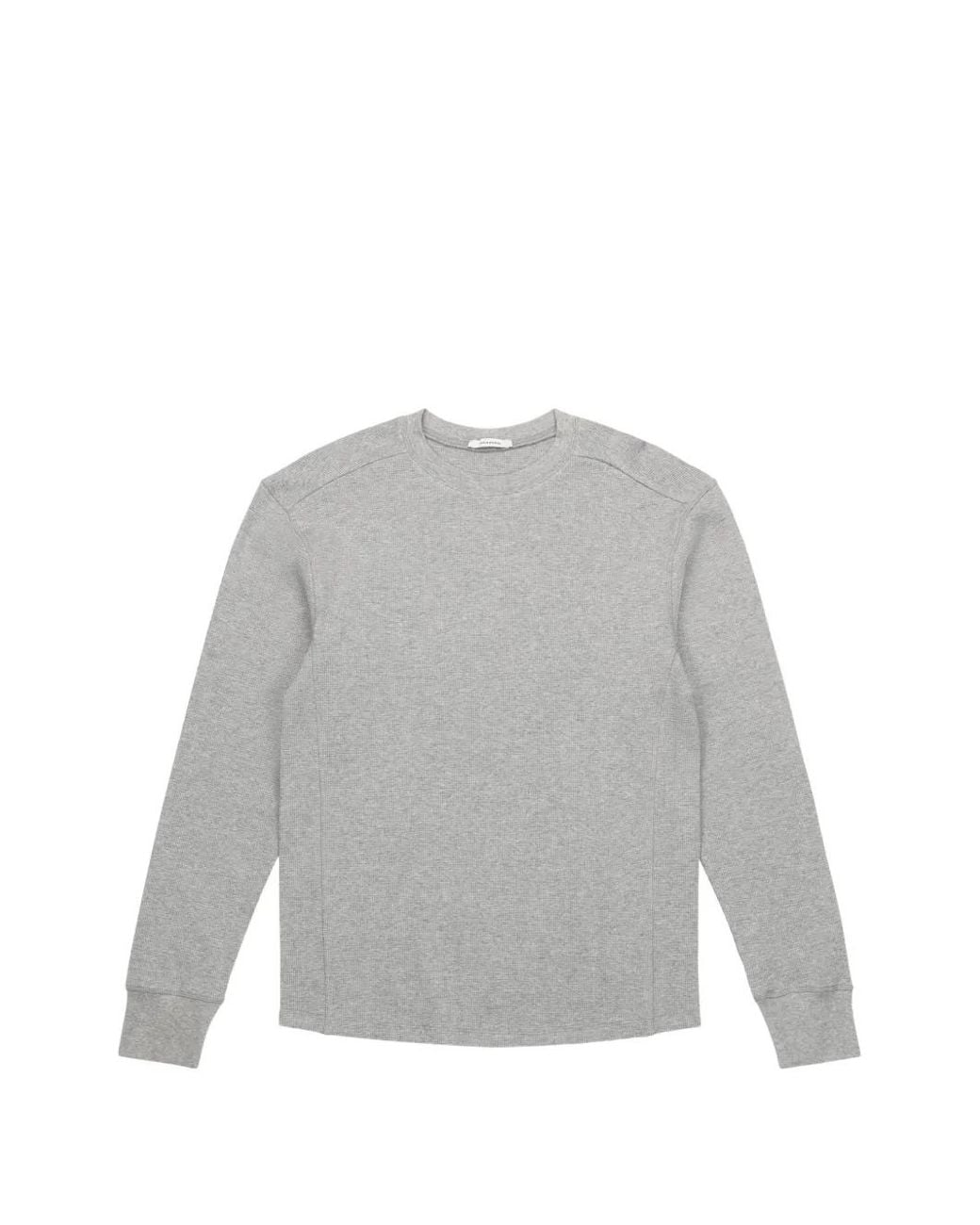 Entire studios Gray Waffle-Knit Long-Sleeve T-Shirt