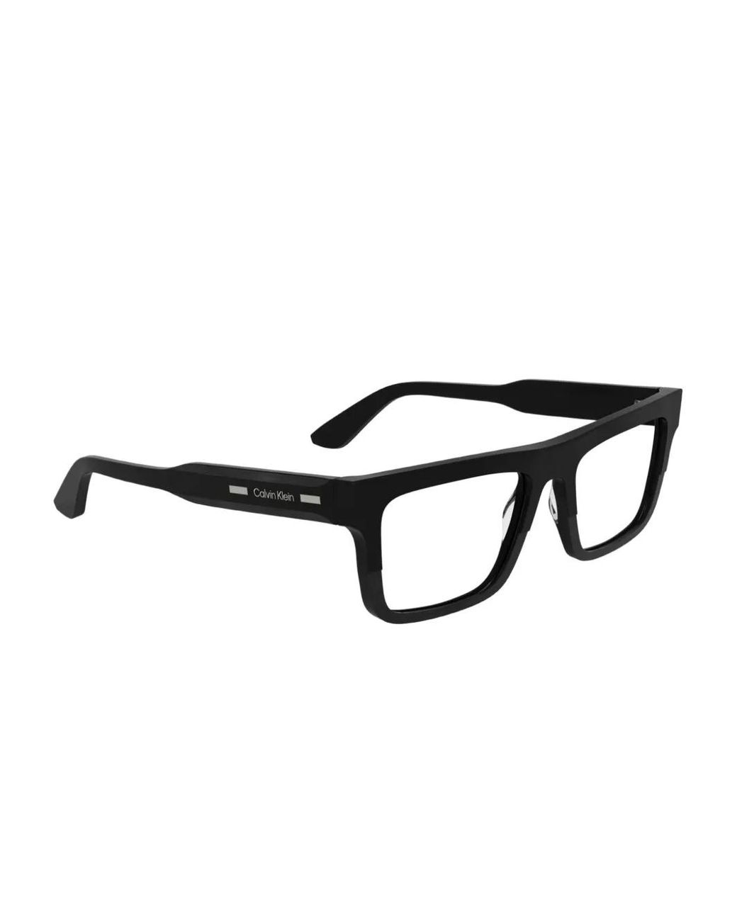 Calvin Klein Black Rectangle-Frame Glasses for men