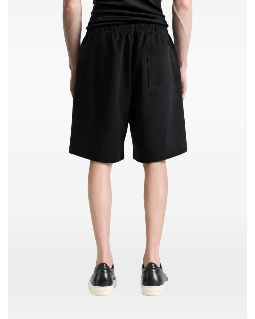 Burberry Black Knight Check Cotton Shorts for men