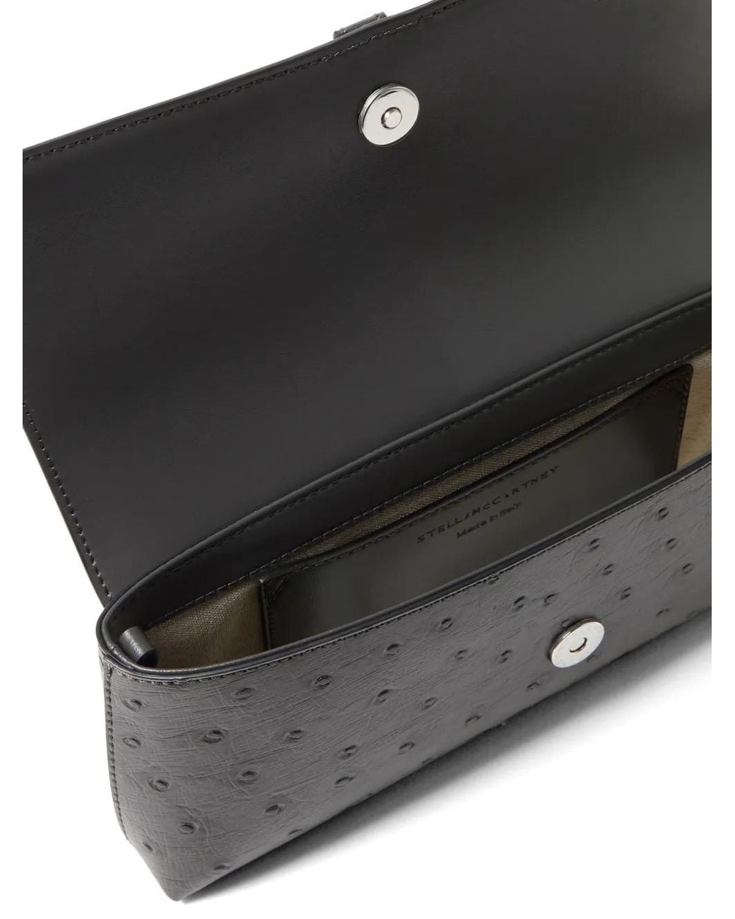 Stella McCartney Gray Padlock Shoulder Bag