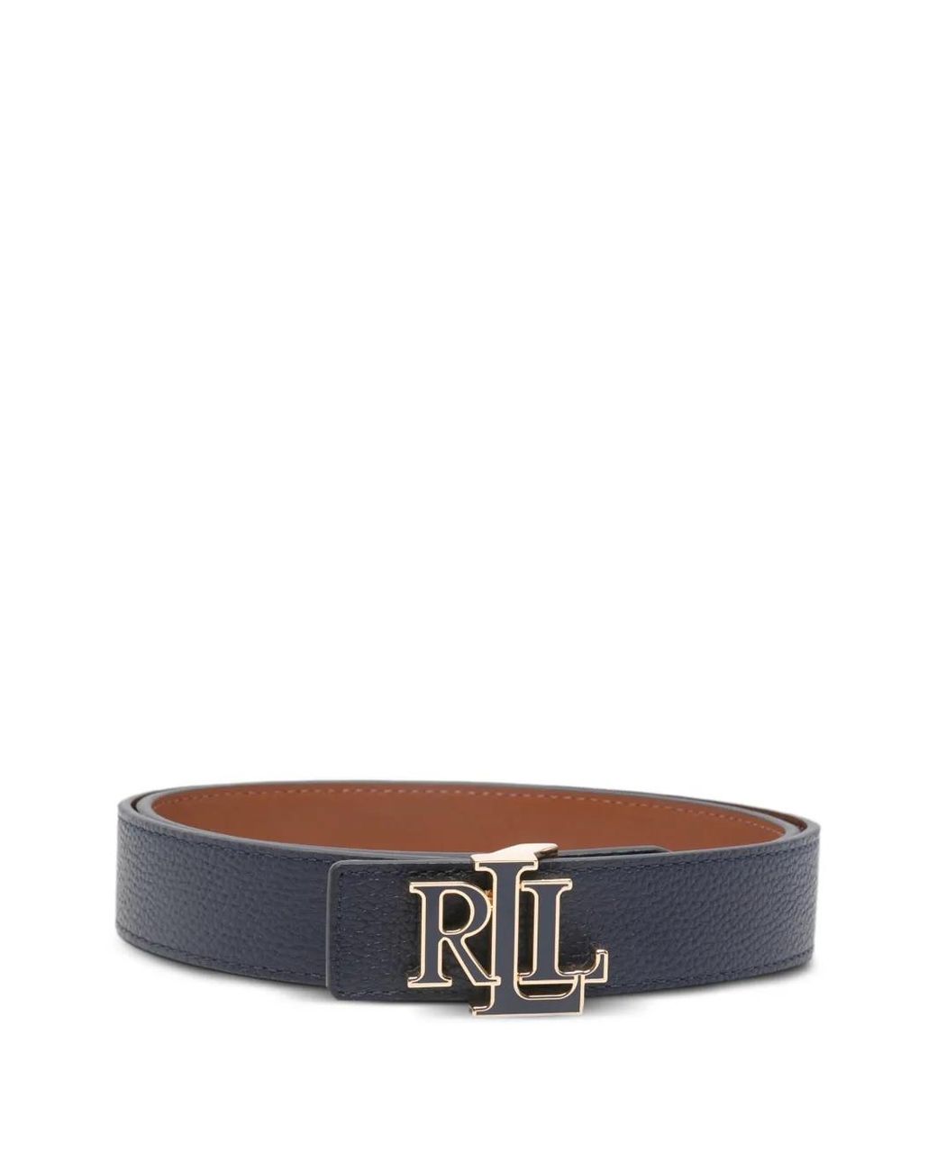 Ralph Lauren White "Rev Lrl 30" Belt Medium